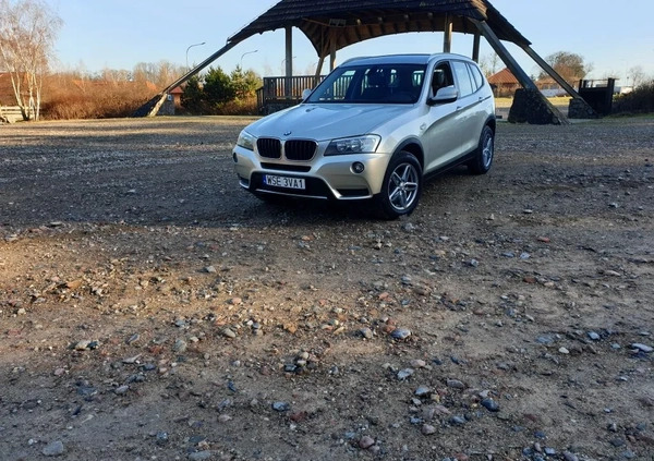 BMW X3 cena 49900 przebieg: 137000, rok produkcji 2011 z Trzciel małe 407